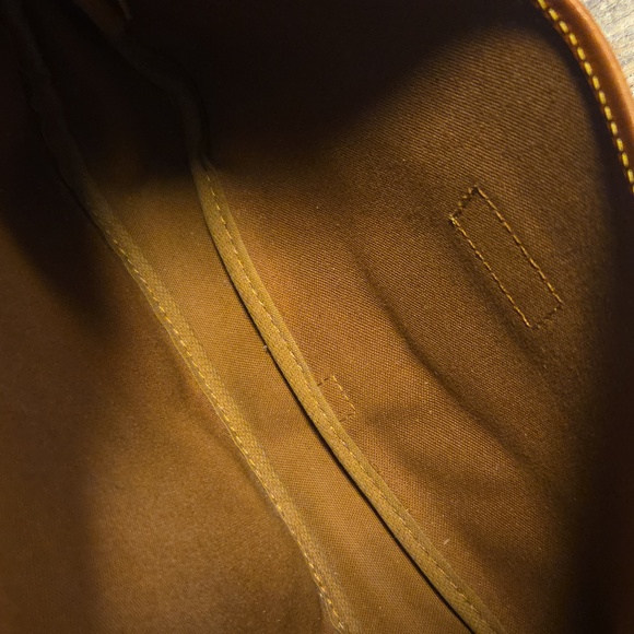 Louis Vuitton Saumur Brown Monogram Crossbody Shoulder Bag Double - Picture 9 of 17